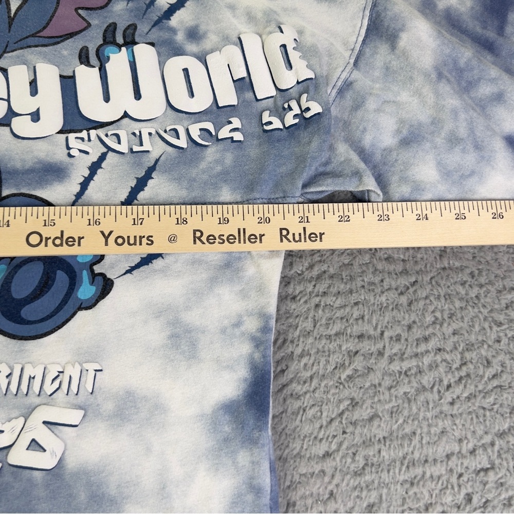 Disney Parks Stitch Spirit Jersey Shirt Adult XS Blue Tie Dye Experiment 626 - Picture 9 of 9